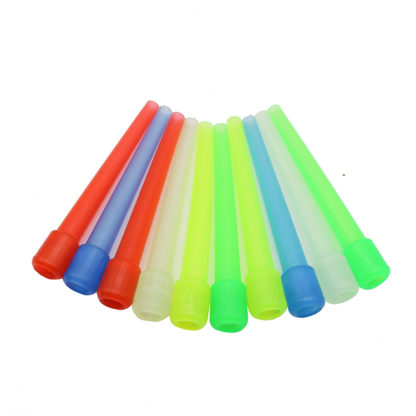 50 Disposable shisha mouth tips at 95mm length with multi colour. Premium quality.