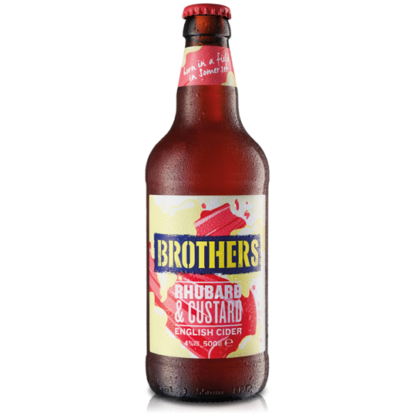 Brothers Rhubarb & Custard Cider drinks delivery limassol