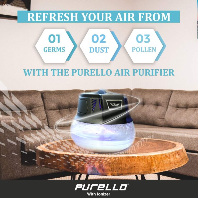 Purello Air Purifier with Ionizer Shisha Delivery, Catering &